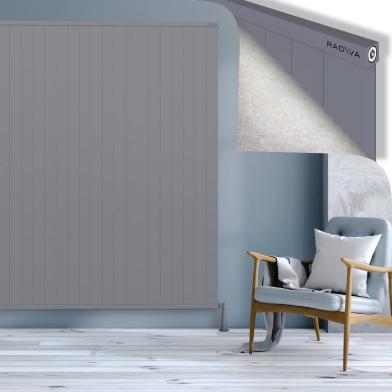 RIO Dekoratif Alüminyum Radyatör 2000x3004 Gri - 2RIO20003004BLTS