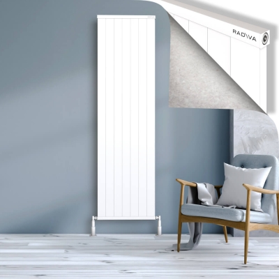 Radiva - RIO Dekoratif Alüminyum Radyatör 2000x704 Beyaz