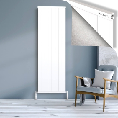 Radiva - RIO Dekoratif Alüminyum Radyatör 2000x804 Beyaz - 400