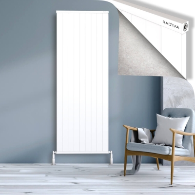 RIO Dekoratif Alüminyum Radyatör 2000x904 Beyaz - Thumbnail 2RIO20000904B1TS