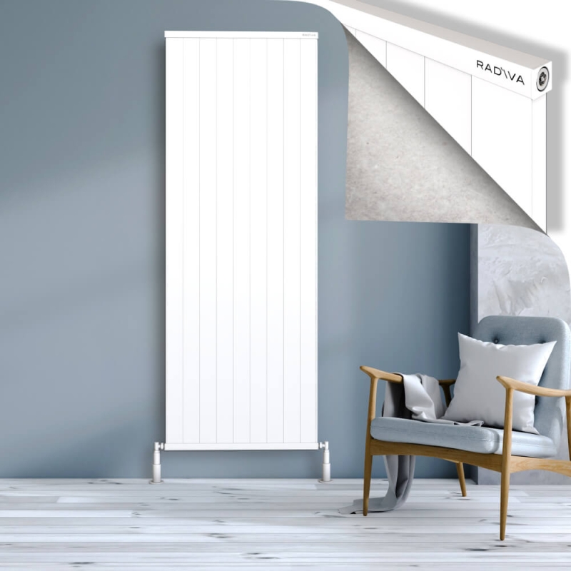 RIO Dekoratif Alüminyum Radyatör 2000x904 Beyaz - 2RIO20000904B1TS