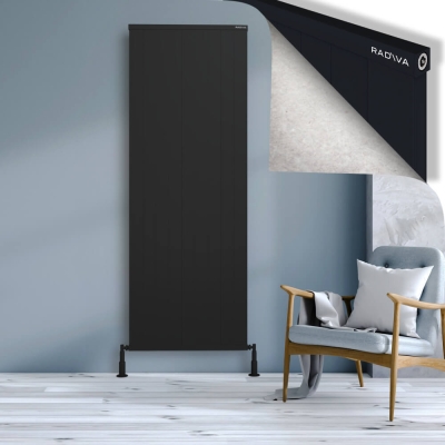 Radiva - RIO Dekoratif Alüminyum Radyatör 2000x904 Siyah (1)