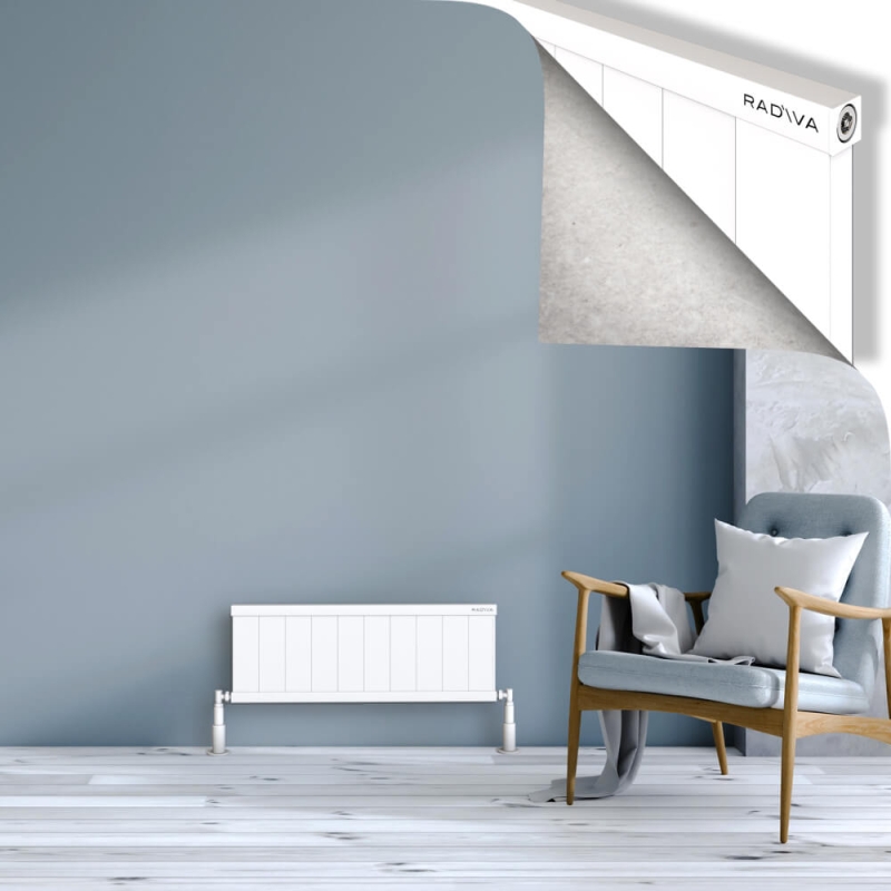 RIO Dekoratif Alüminyum Radyatör 300x1004 Beyaz - 2RIO03001004B1TS