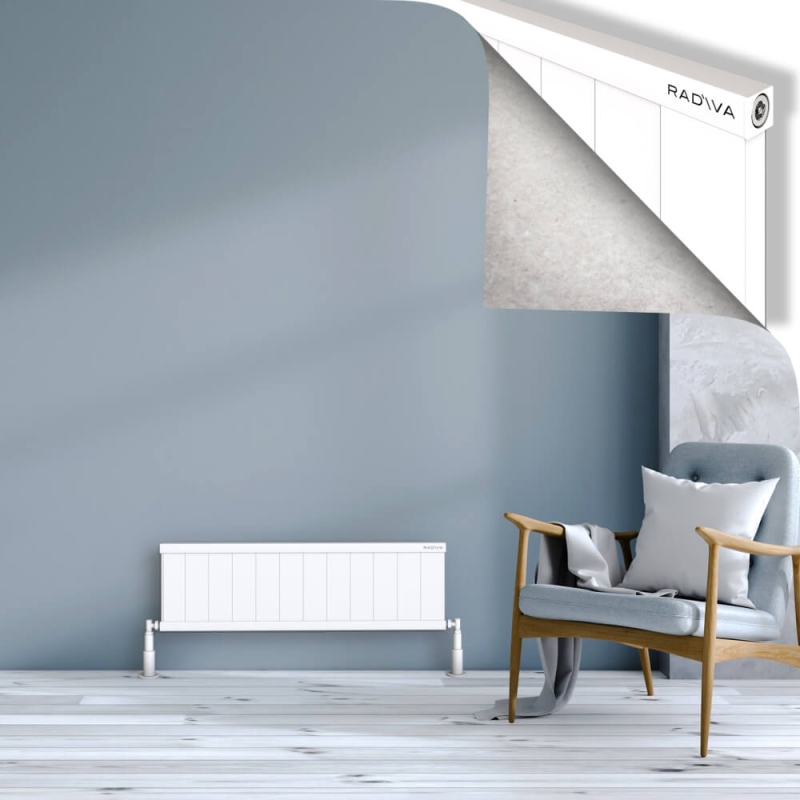 RIO Dekoratif Alüminyum Radyatör 300x1204 Beyaz - 2RIO03001204B1TS