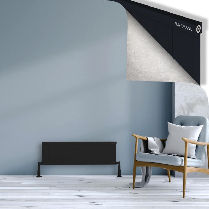 RIO Dekoratif Alüminyum Radyatör 300x1204 Siyah - 2RIO03001204B3TS