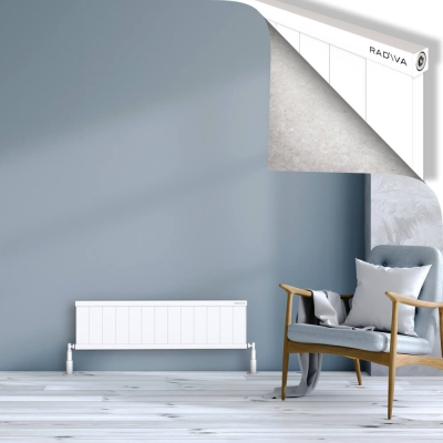 Radiva - RIO Dekoratif Alüminyum Radyatör 300x1304 Beyaz (1)