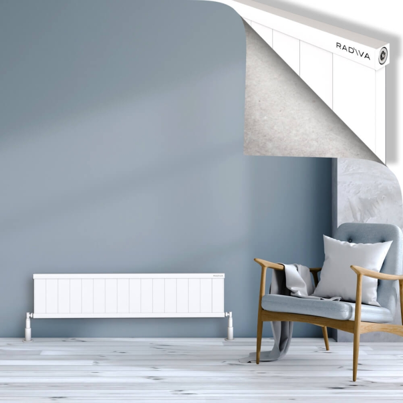 RIO Dekoratif Alüminyum Radyatör 300x1604 Beyaz - 2RIO03001604B1TS