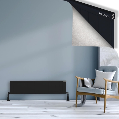 Radiva - RIO Dekoratif Alüminyum Radyatör 300x1604 Siyah (1)
