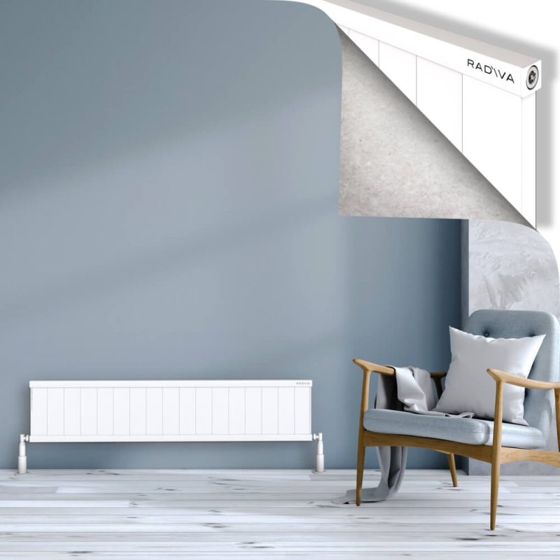 RIO Dekoratif Alüminyum Radyatör 300x1704 Beyaz - 2RIO03001704B1TS