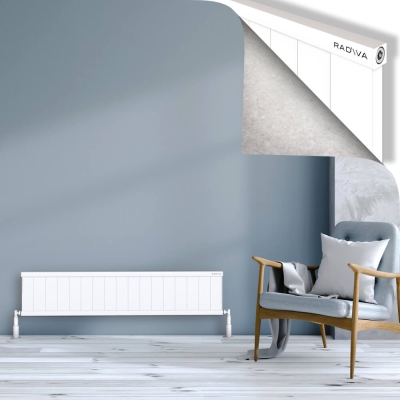 Radiva - RIO Dekoratif Alüminyum Radyatör 300x1704 Beyaz