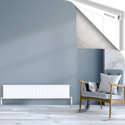Radiva - RIO Dekoratif Alüminyum Radyatör 300x1804 Beyaz (1)