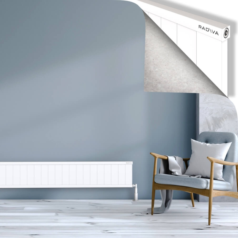 RIO Dekoratif Alüminyum Radyatör 300x2204 Beyaz - 2RIO03002204B1TS