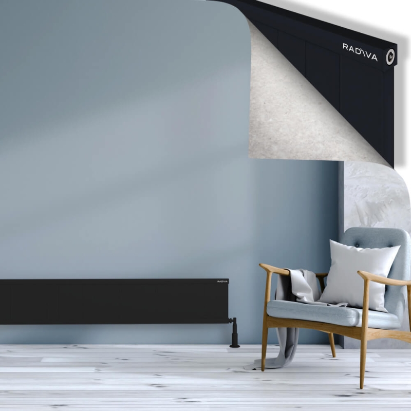 RIO Dekoratif Alüminyum Radyatör 300x2404 Siyah - 2RIO03002404B3TS