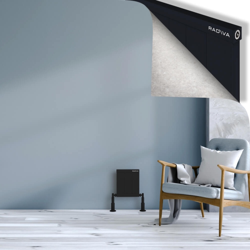 RIO Dekoratif Alüminyum Radyatör 300x304 Siyah - 2RIO03000304B3TS