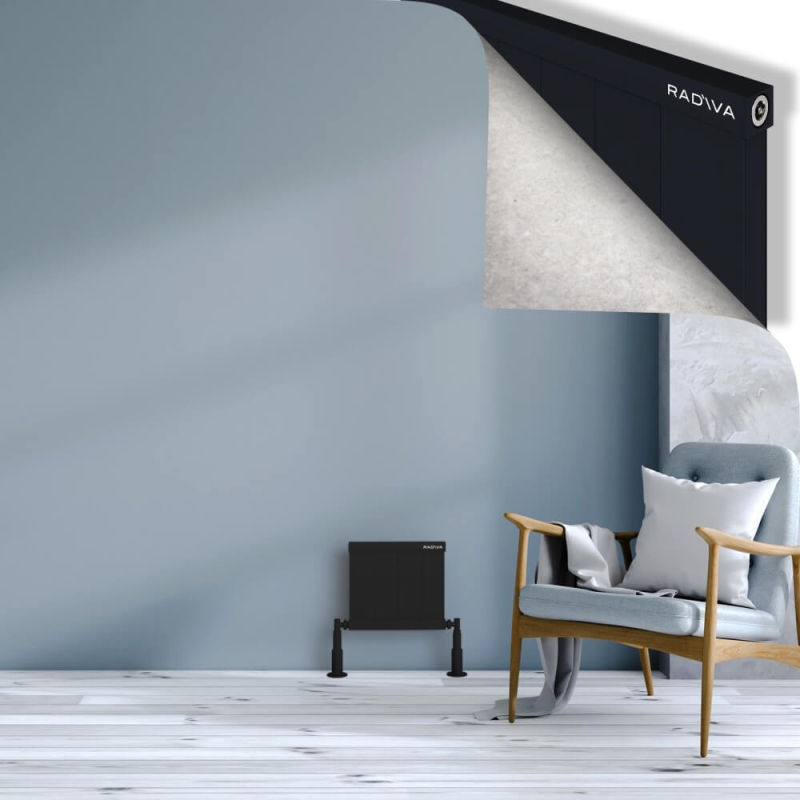 RIO Dekoratif Alüminyum Radyatör 300x404 Siyah - 2RIO03000404B3TS