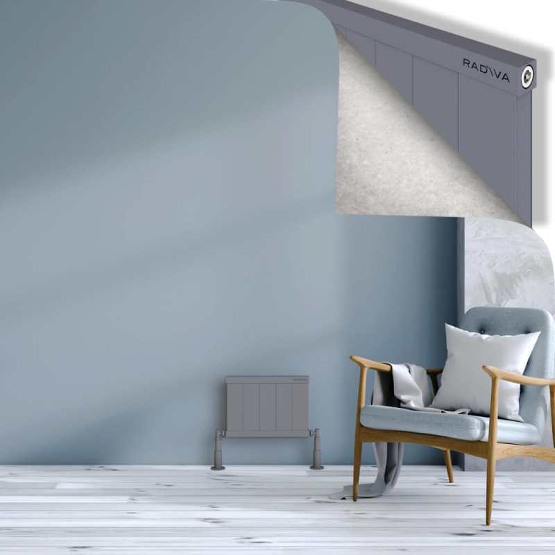 RIO Dekoratif Alüminyum Radyatör 300x504 Gri - 2RIO03000504BLTS