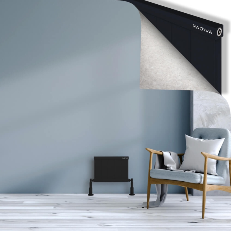 RIO Dekoratif Alüminyum Radyatör 300x504 Siyah - 2RIO03000504B3TS