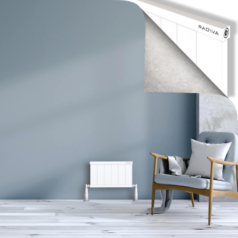 RIO Dekoratif Alüminyum Radyatör 300x604 Beyaz - 2RIO03000604B1TS