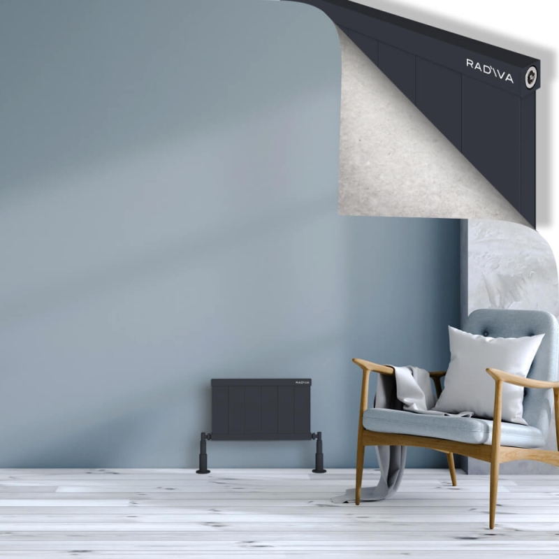 RIO Dekoratif Alüminyum Radyatör 300x604 Koyu Antrasit - 2RIO03000604B6TS