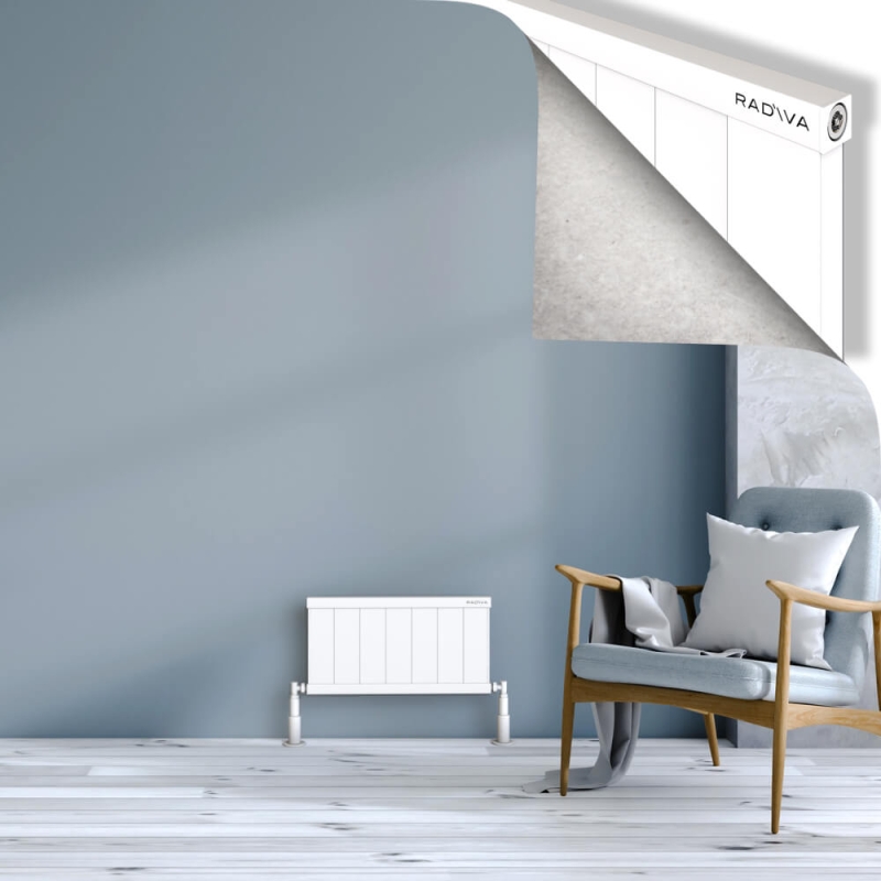 RIO Dekoratif Alüminyum Radyatör 300x704 Beyaz - 2RIO03000704B1TS