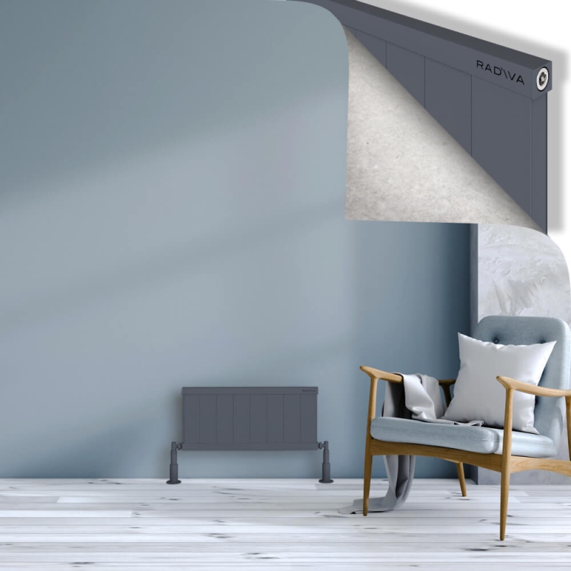 RIO Dekoratif Alüminyum Radyatör 300x804 Antrasit - 2RIO03000804B2TS