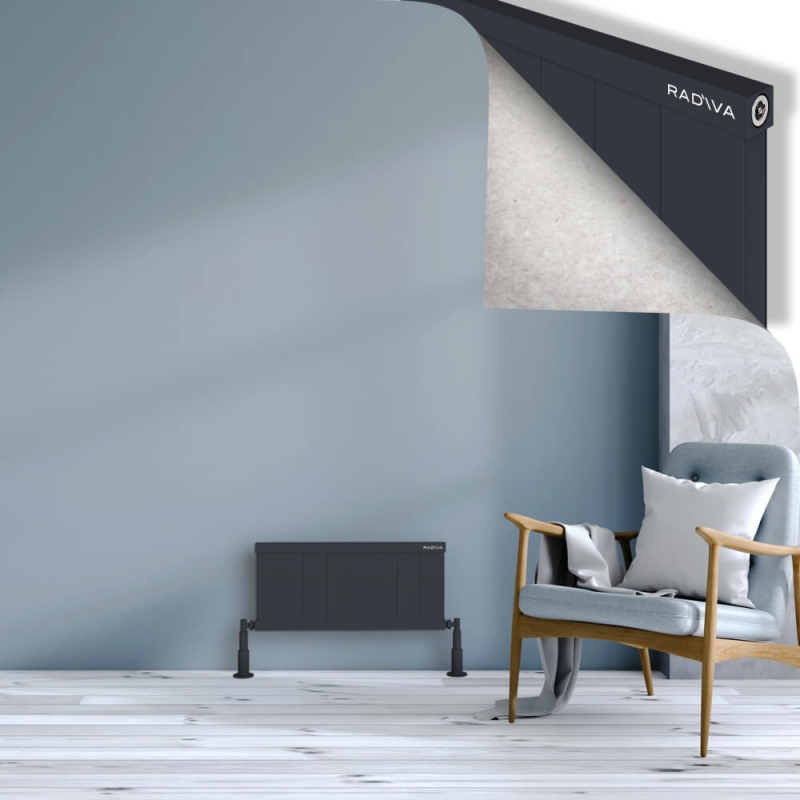 RIO Dekoratif Alüminyum Radyatör 300x804 Koyu Antrasit - 2RIO03000804B6TS