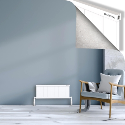 Radiva - RIO Dekoratif Alüminyum Radyatör 300x904 Beyaz