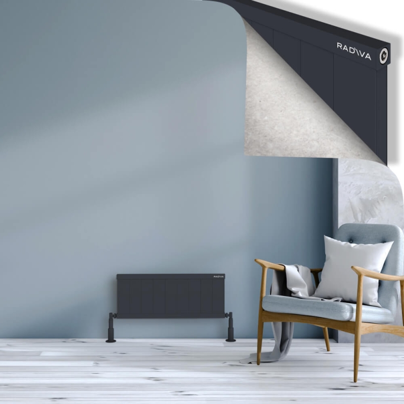 RIO Dekoratif Alüminyum Radyatör 300x904 Koyu Antrasit - 2RIO03000904B6TS