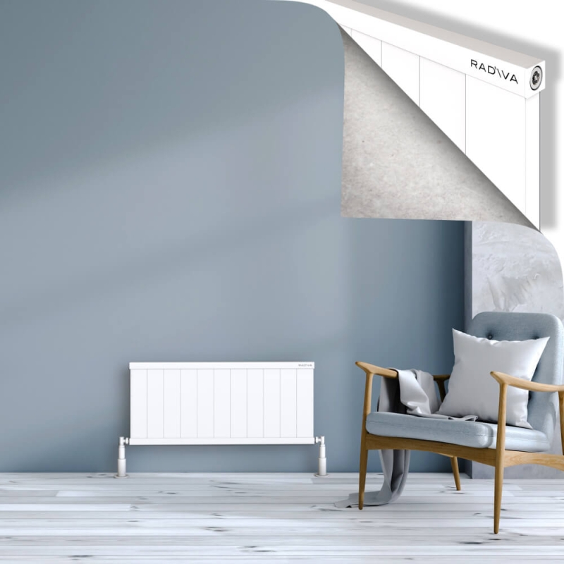 RIO Dekoratif Alüminyum Radyatör 400x1104 Beyaz - 2RIO04001104B1TS