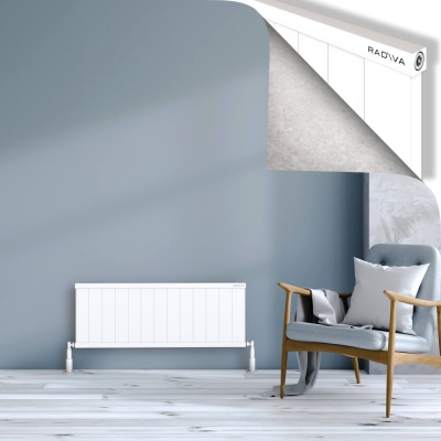 Radiva - RIO Dekoratif Alüminyum Radyatör 400x1304 Beyaz
