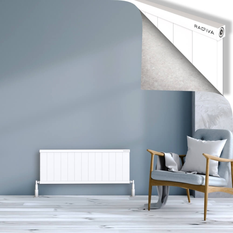 RIO Dekoratif Alüminyum Radyatör 400x1304 Beyaz - 2RIO04001304B1TS