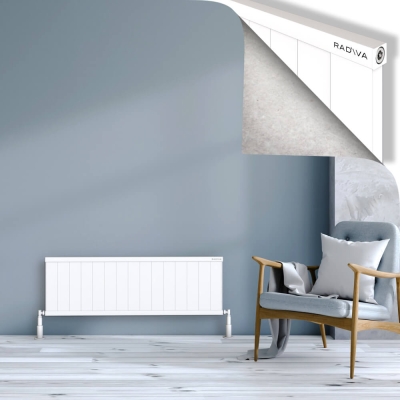 Radiva - RIO Dekoratif Alüminyum Radyatör 400x1504 Beyaz