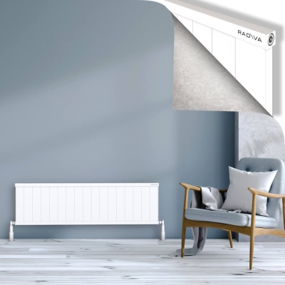 Radiva - RIO Dekoratif Alüminyum Radyatör 400x1704 Beyaz