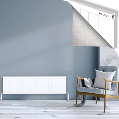 Radiva - RIO Dekoratif Alüminyum Radyatör 400x1804 Beyaz (1)