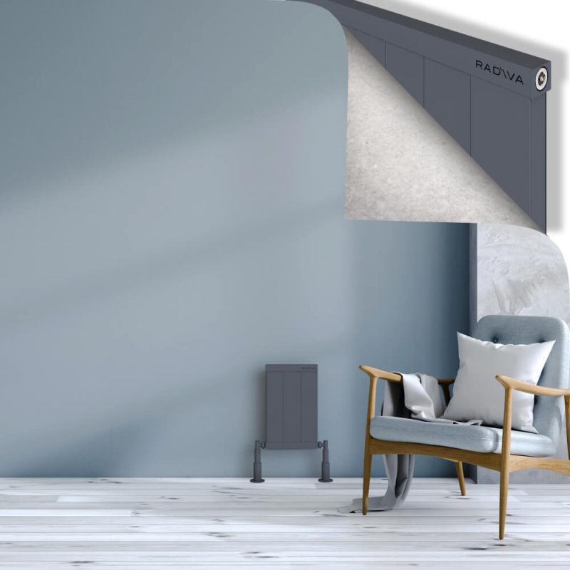 RIO Dekoratif Alüminyum Radyatör 400x304 Antrasit - 2RIO04000304B2TS