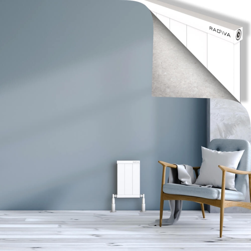 RIO Dekoratif Alüminyum Radyatör 400x304 Beyaz - 2RIO04000304B1TS