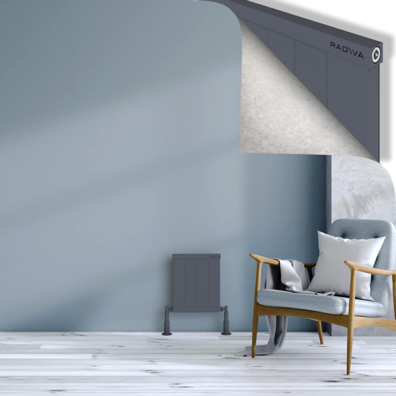 RIO Dekoratif Alüminyum Radyatör 400x404 Antrasit - 2RIO04000404B2TS