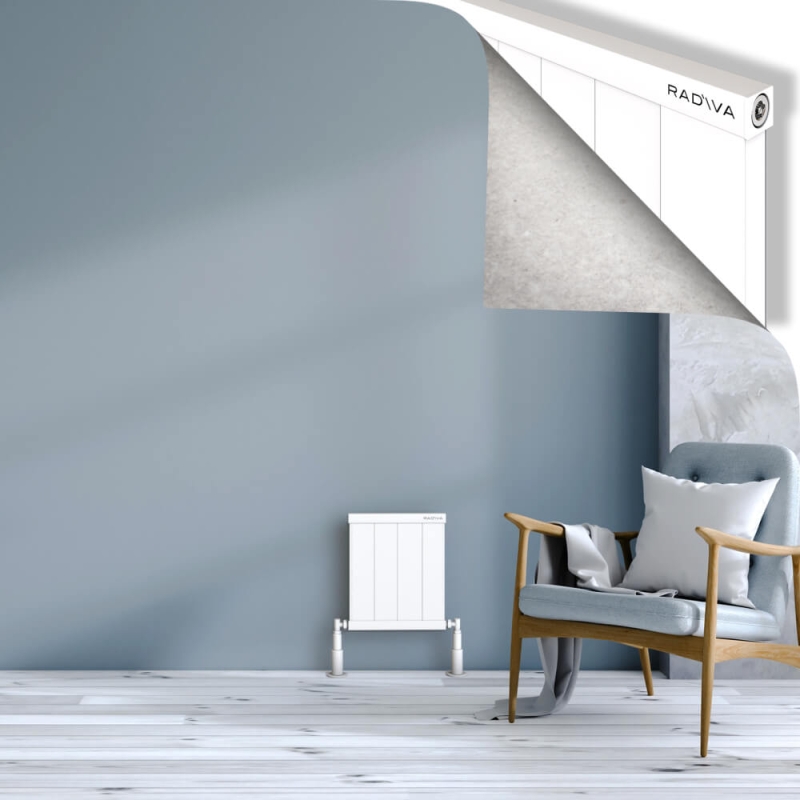 RIO Dekoratif Alüminyum Radyatör 400x404 Beyaz - 2RIO04000404B1TS