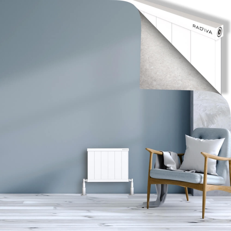 RIO Dekoratif Alüminyum Radyatör 400x604 Beyaz - 2RIO04000604B1TS