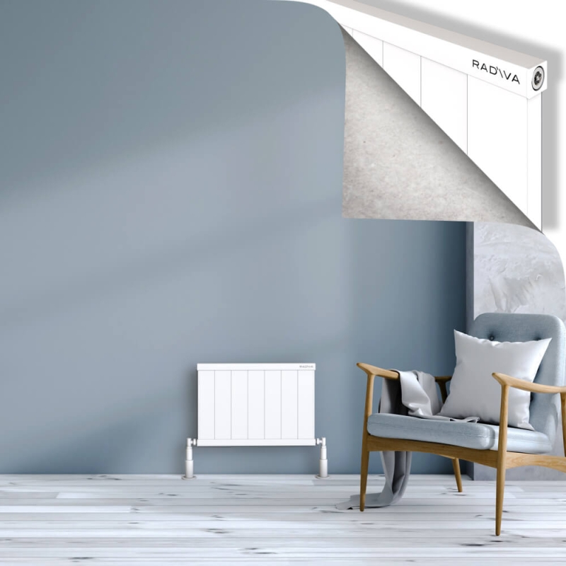 RIO Dekoratif Alüminyum Radyatör 400x704 Beyaz - 2RIO04000704B1TS