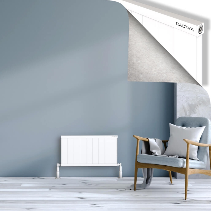 RIO Dekoratif Alüminyum Radyatör 400x904 Beyaz - 2RIO04000904B1TS