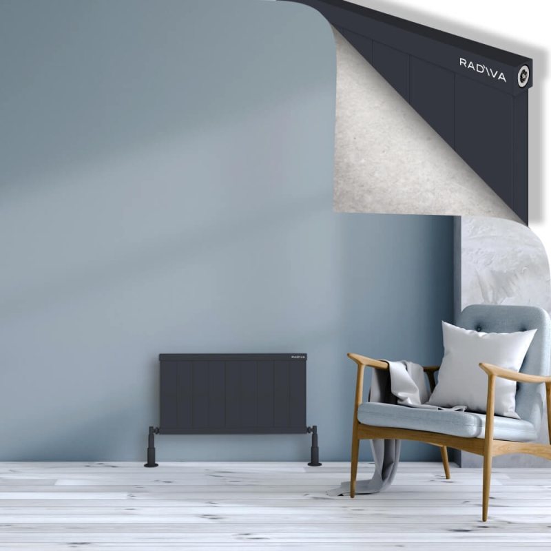 RIO Dekoratif Alüminyum Radyatör 400x904 Koyu Antrasit - 2RIO04000904B6TS