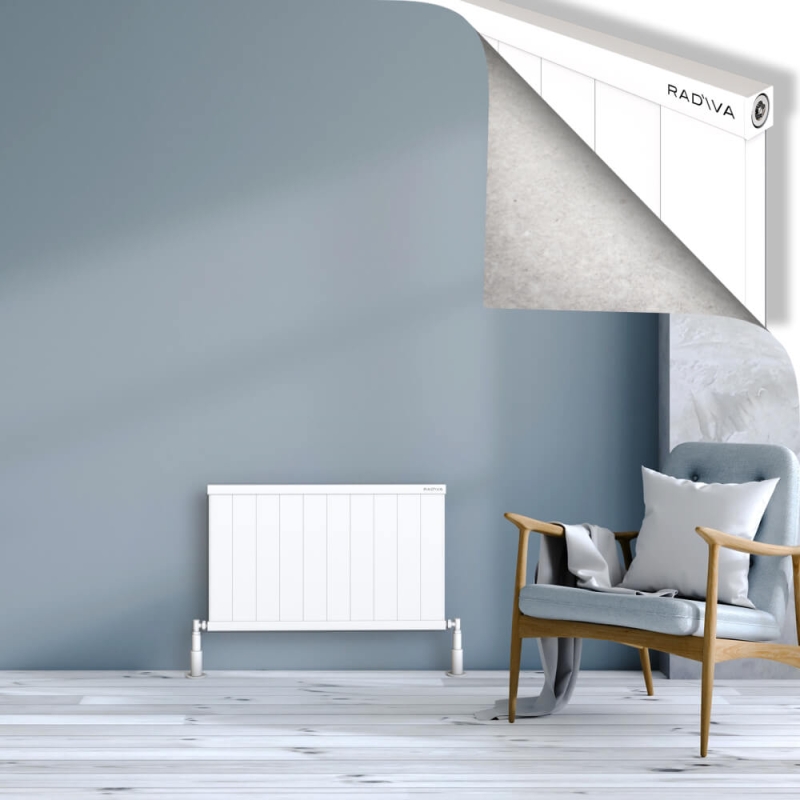 RIO Dekoratif Alüminyum Radyatör 500x1004 Beyaz - 2RIO05001004B1TS