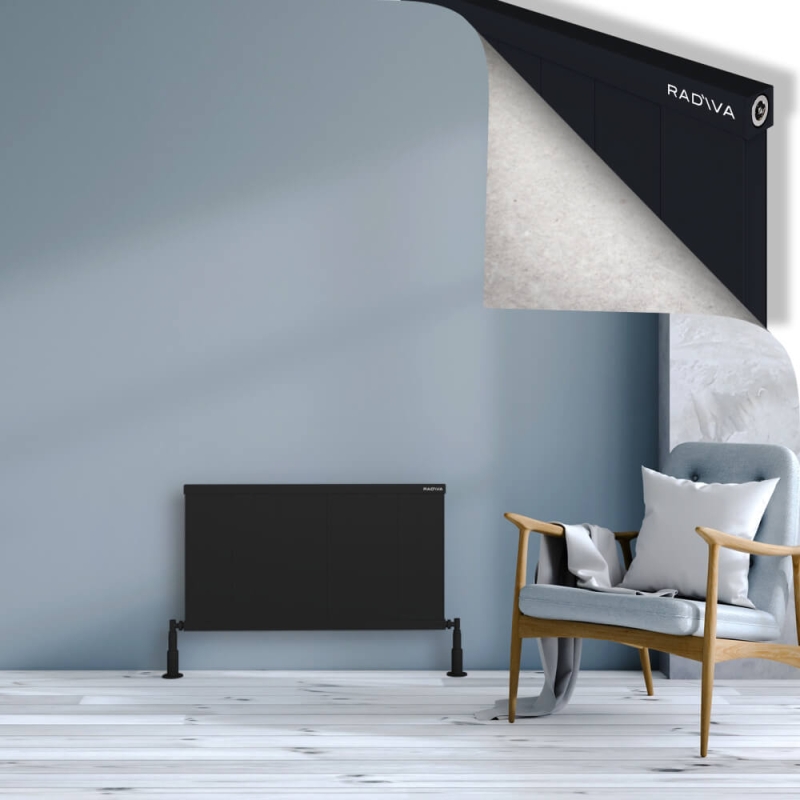 RIO Dekoratif Alüminyum Radyatör 500x1104 Siyah - 2RIO05001104B3TS