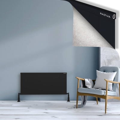 Radiva - RIO Dekoratif Alüminyum Radyatör 500x1304 Siyah (1)