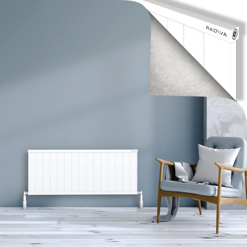 RIO Dekoratif Alüminyum Radyatör 500x1504 Beyaz - 2RIO05001504B1TS