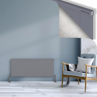 Radiva - RIO Dekoratif Alüminyum Radyatör 500x1504 Gri (1)