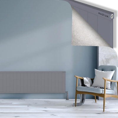 Radiva - RIO Dekoratif Alüminyum Radyatör 500x3004 Gri (1)