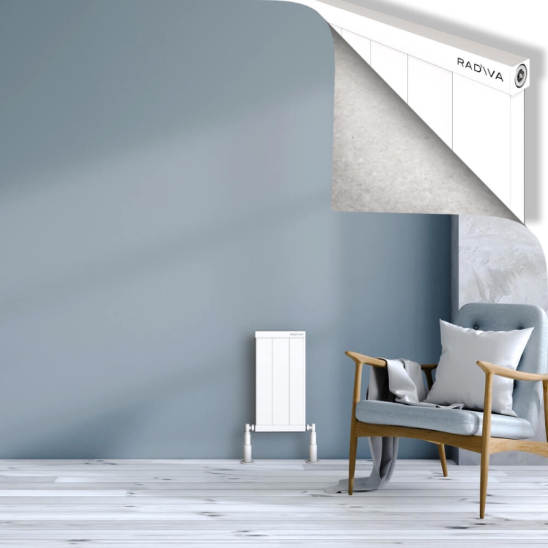 RIO Dekoratif Alüminyum Radyatör 500x304 Beyaz - 2RIO05000304B1TS