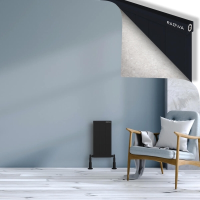 Radiva - RIO Dekoratif Alüminyum Radyatör 500x304 Siyah (1)